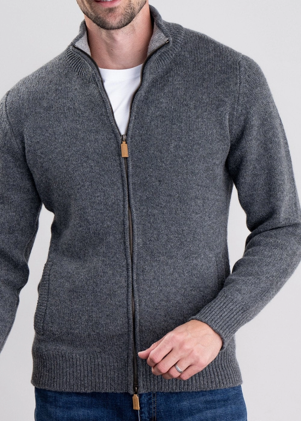 Special Price Offer Sale Ending Soon Lambswool 4 Ply Plain Jacket