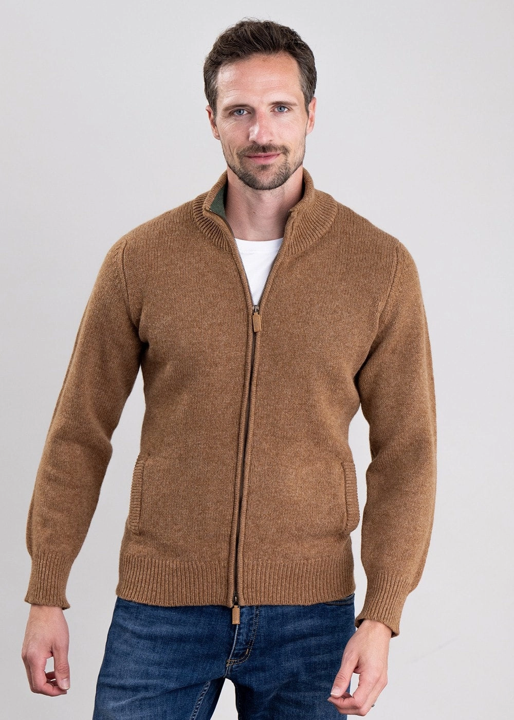 Trending Today Steal Lambswool 4 Ply Plain Jacket