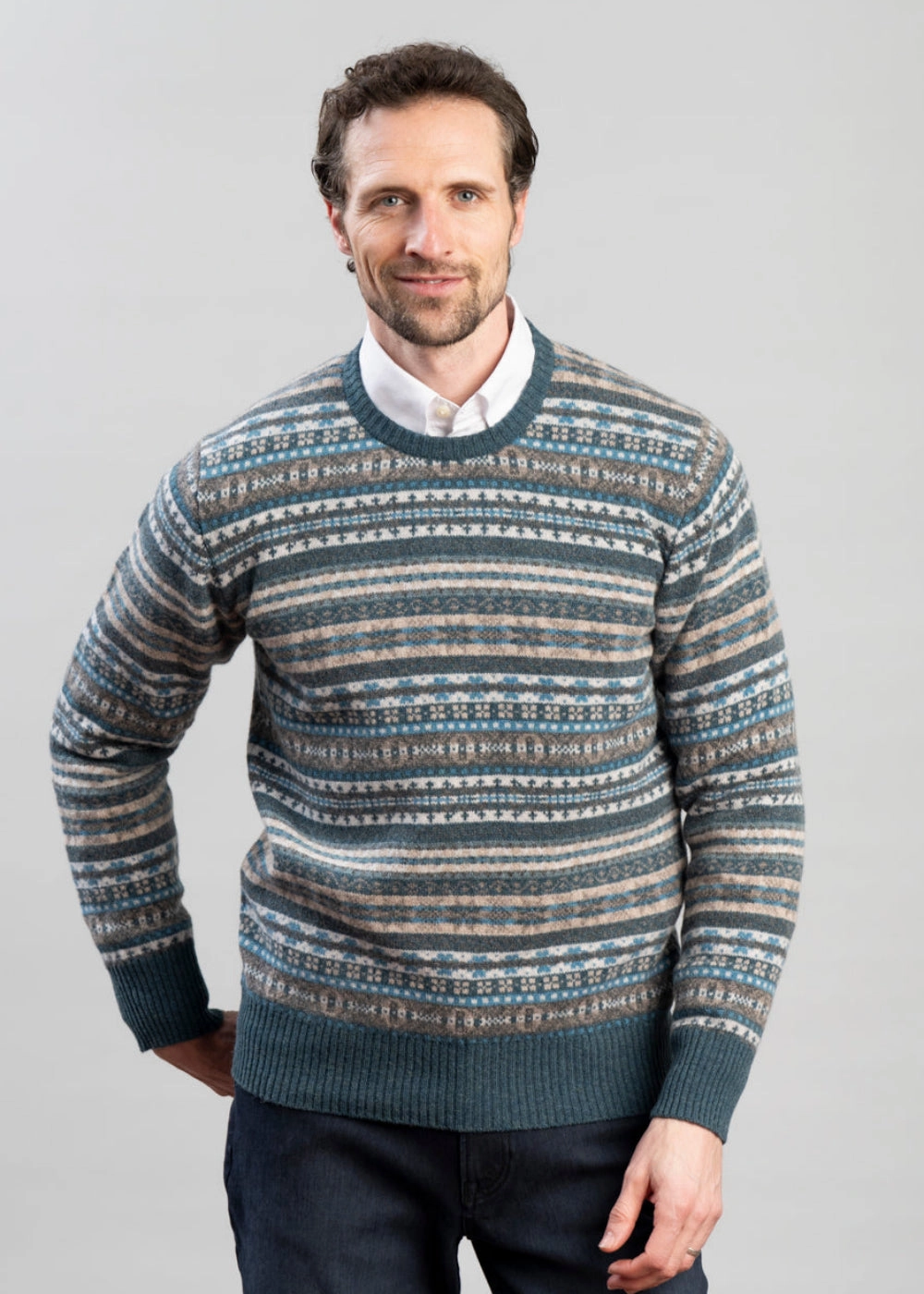 Online Exclusive Steal Grab It Before Gone Lambswool Fairisle Crew