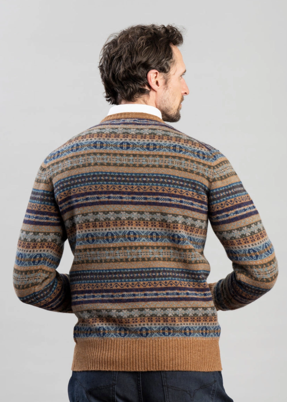 Lambswool Fairisle Crew Limited Stock Offer