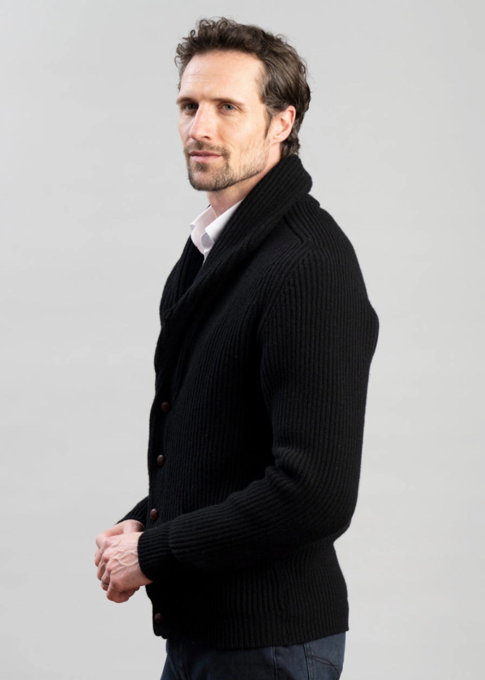 Lambswool Windsor Shawl Jacket Limited Time Steal