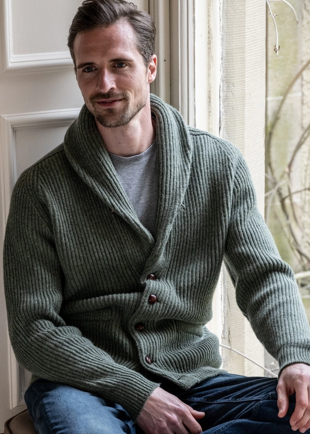 Lambswool Windsor Shawl Jacket Todays Steal