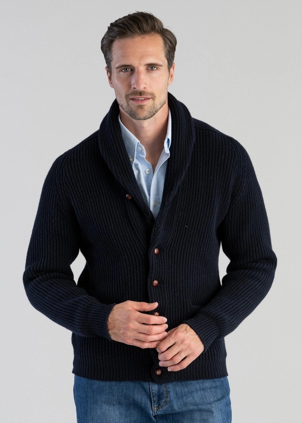 Lambswool Windsor Shawl Jacket Hot Sale Today