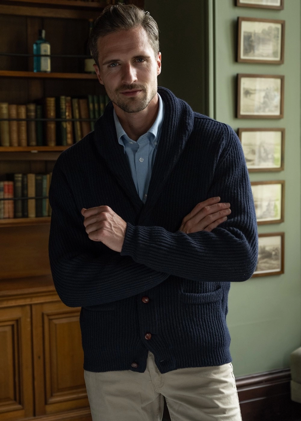 Daily Clearance Deal Lambswool Windsor Shawl Jacket
