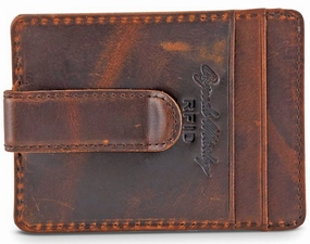 Distressed Money Clip Wallet Exclusive Online Offer