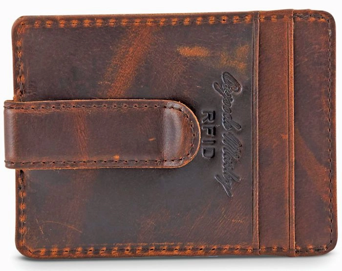 Distressed Money Clip Wallet Exclusive Online Offer