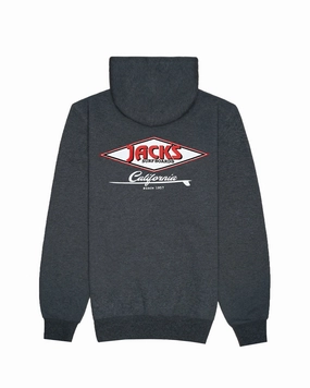 Special Deals Online Mega Sale Now Cal Diamond Classic Pullover Hoodie - Charcoal