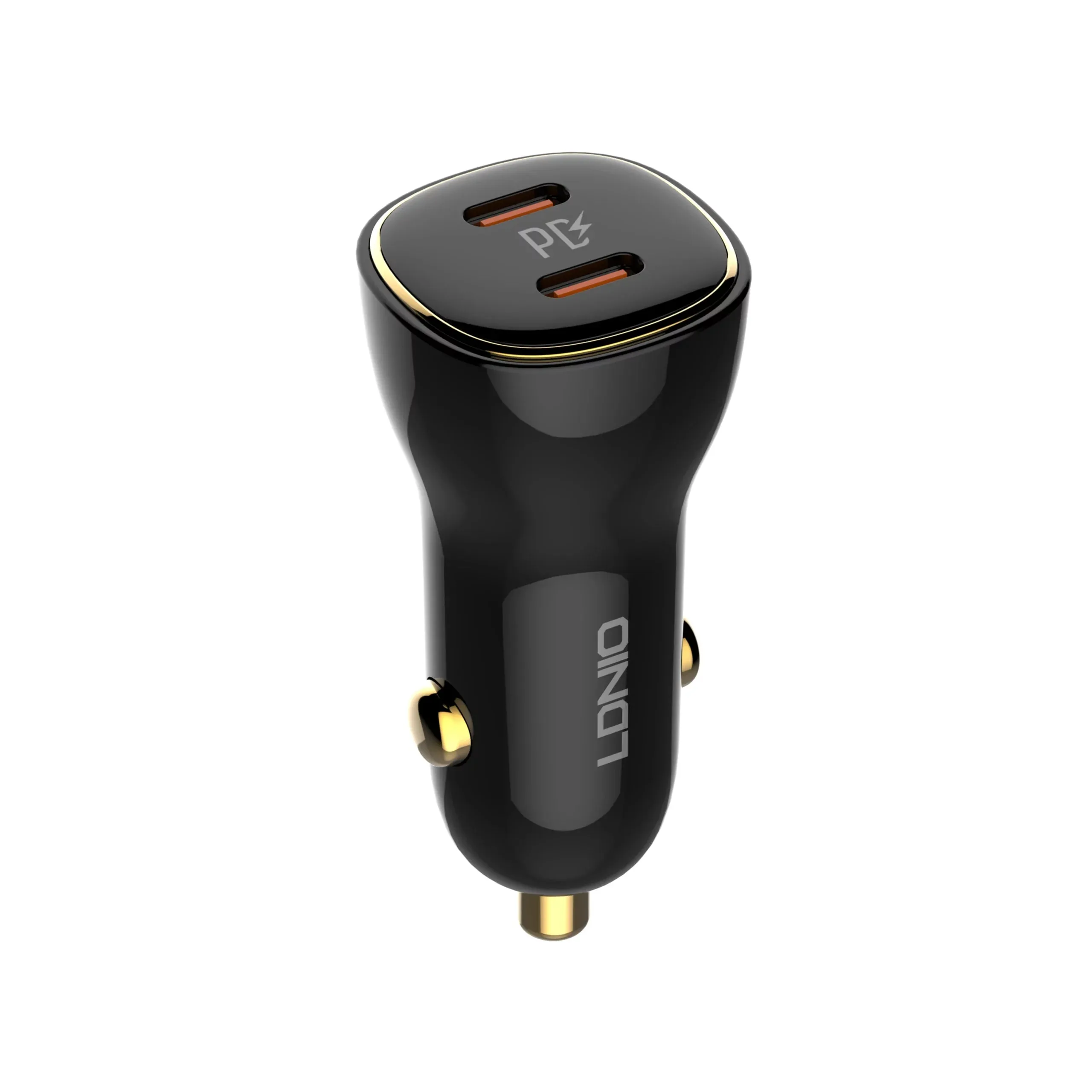 EndofWeek Deals Ldnio C104 60W Dual Pd Super Fast Car Charger