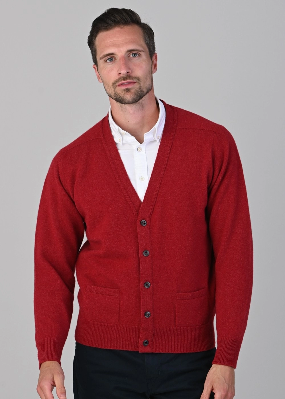 Leven 2 Ply Lambswool Cardigan Hot Price Drop Weekend Flash Offer