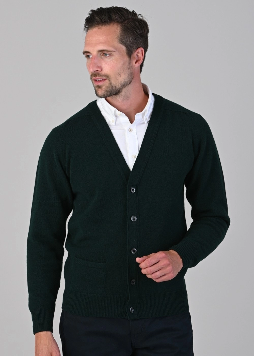 Leven 2 Ply Lambswool Cardigan GiftWorthy Sale Big Sale Today