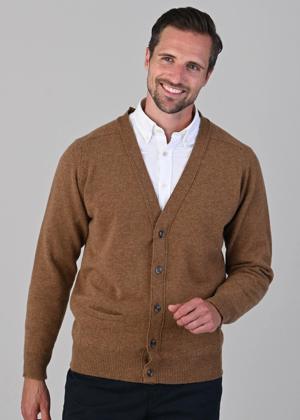 Leven 2 Ply Lambswool Cardigan Exclusive Holiday Deal