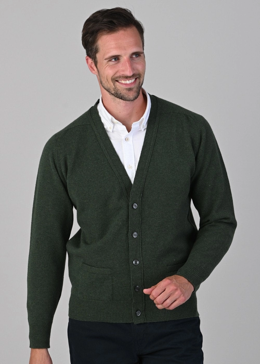 Leven 2 Ply Lambswool Cardigan Perfect Gift Sale