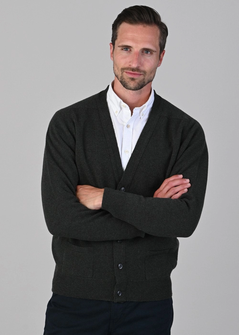 Mega Discount Event Leven 2 Ply Lambswool Cardigan