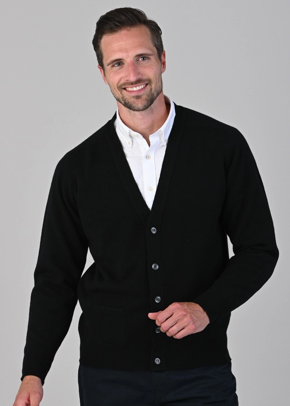 Leven 2 Ply Lambswool Cardigan Hot Item Clearance