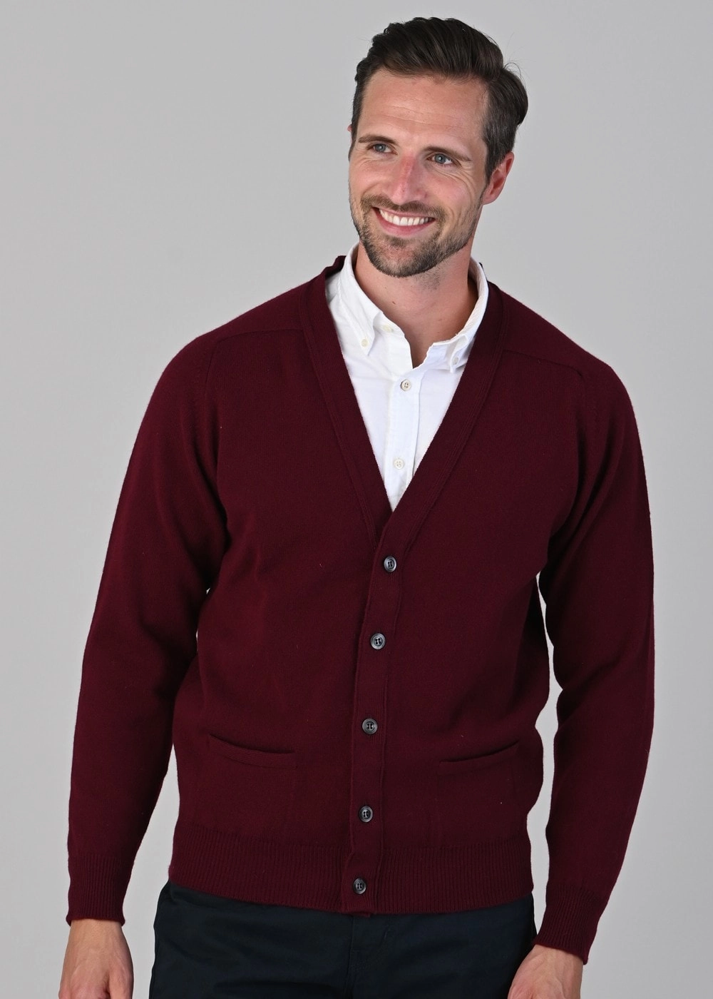 Leven 2 Ply Lambswool Cardigan Shop Now Save