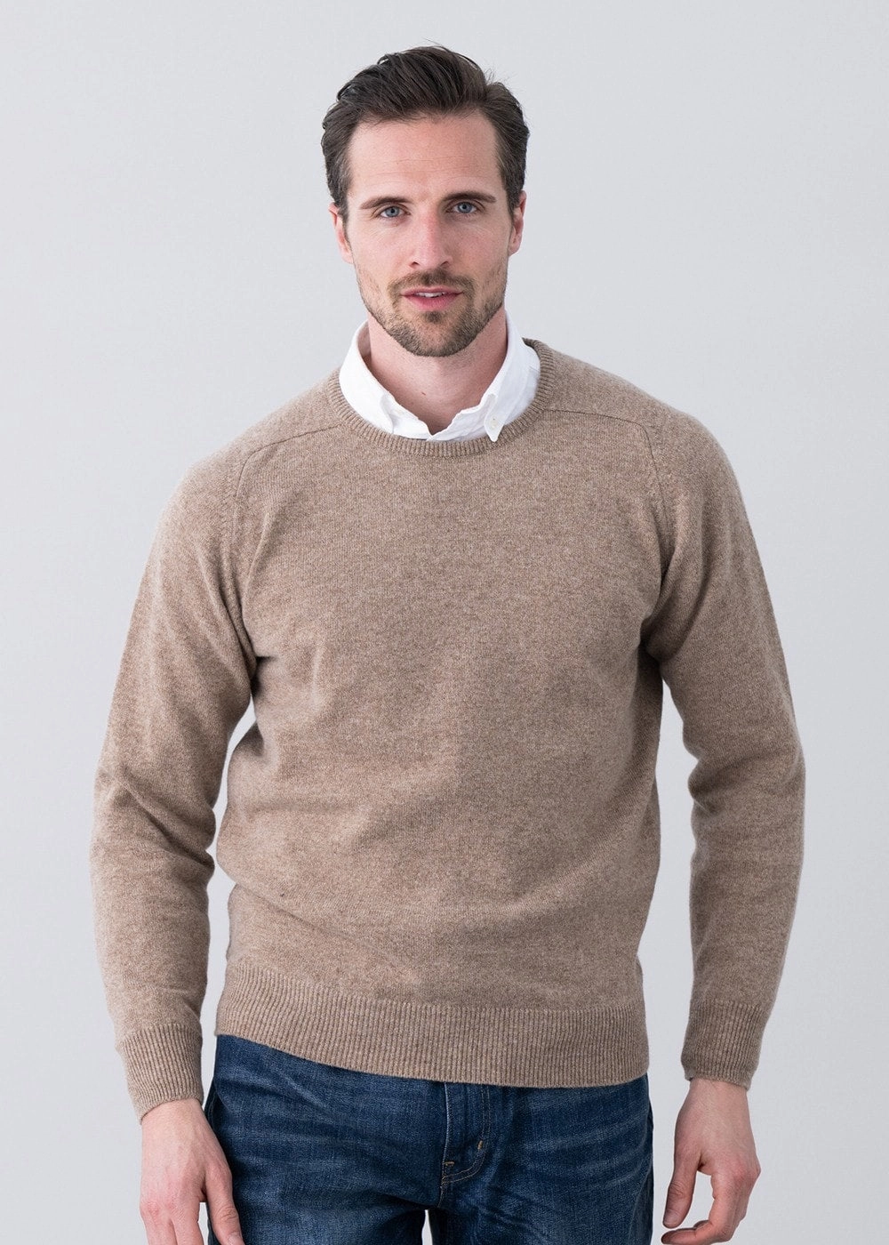Leven 2 Ply Lambswool Crew Neck Todays Hot Savings