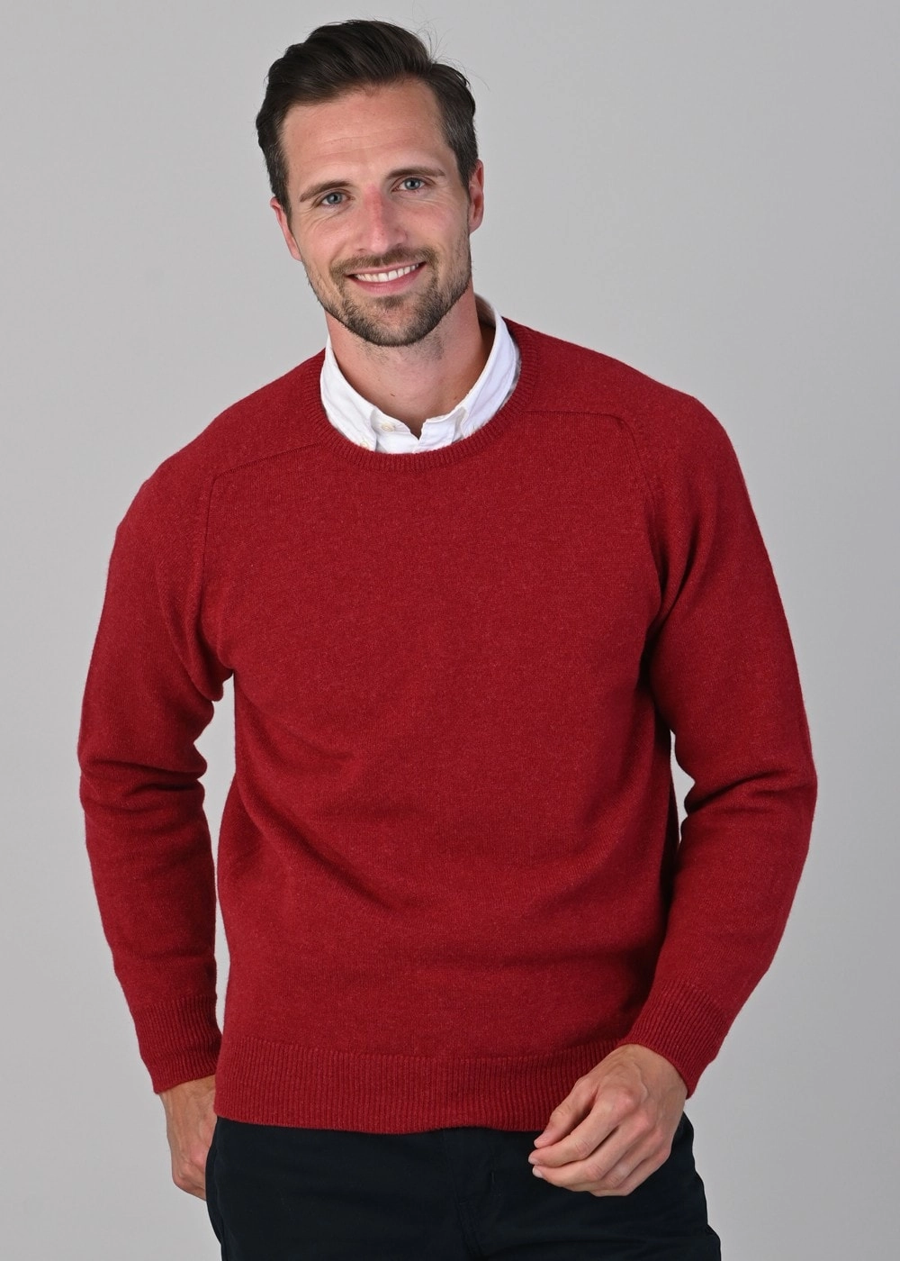 Leven 2 Ply Lambswool Crew Neck Plus Size Hot Pick of the Day