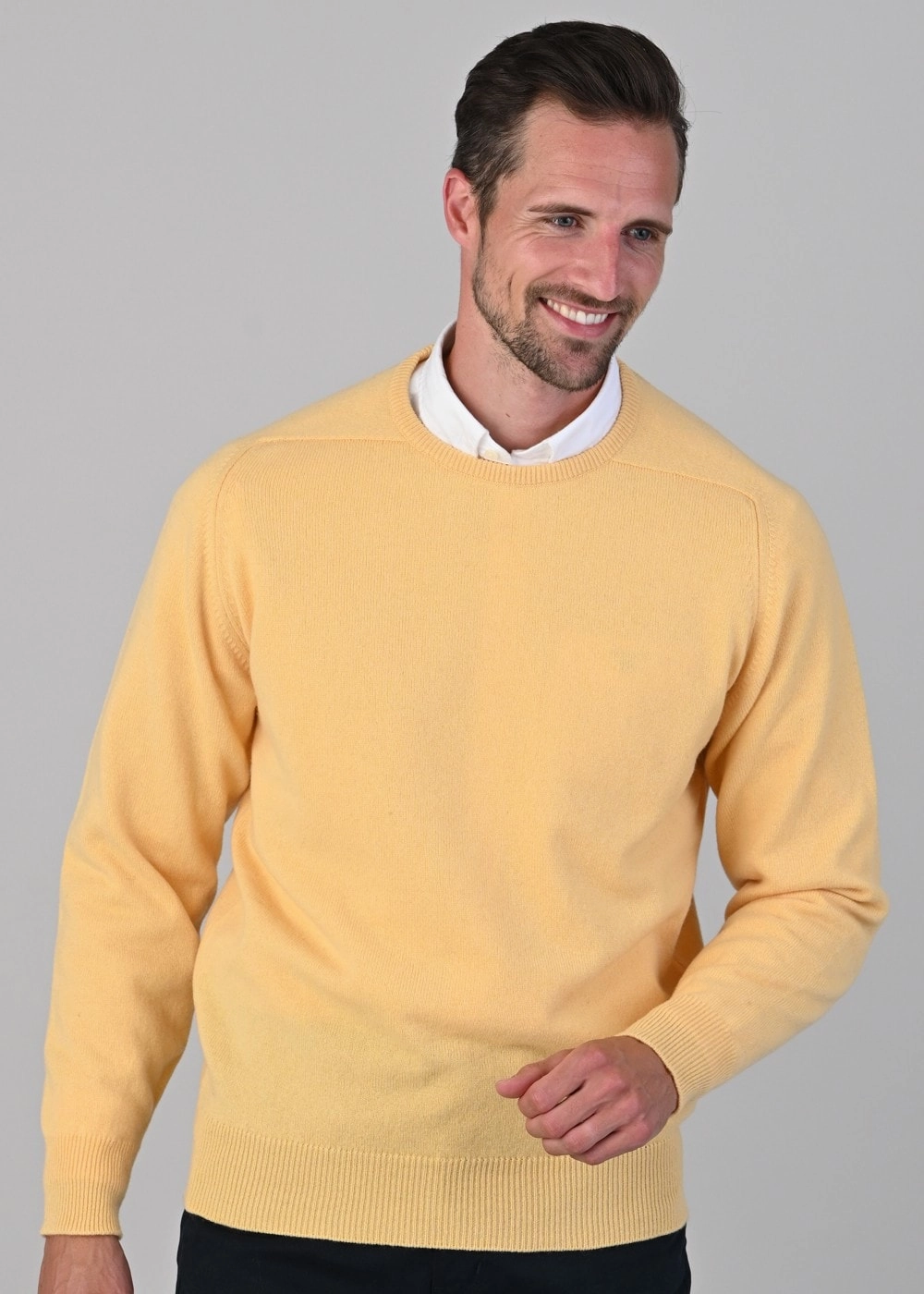 Mega Hot Offer Big Clearance Event Leven 2 Ply Lambswool Crew Neck Plus Size