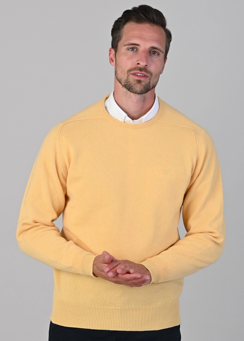 Leven 2 Ply Lambswool Crew Neck Plus Size MustHave Clearance Todays Hot Pick