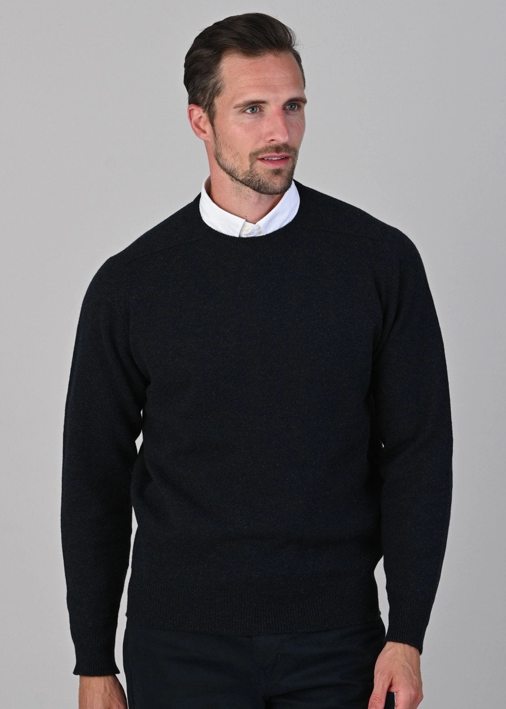 Special Offer Inside Hot Deals Today Leven 2 Ply Lambswool Crew Neck Plus Size