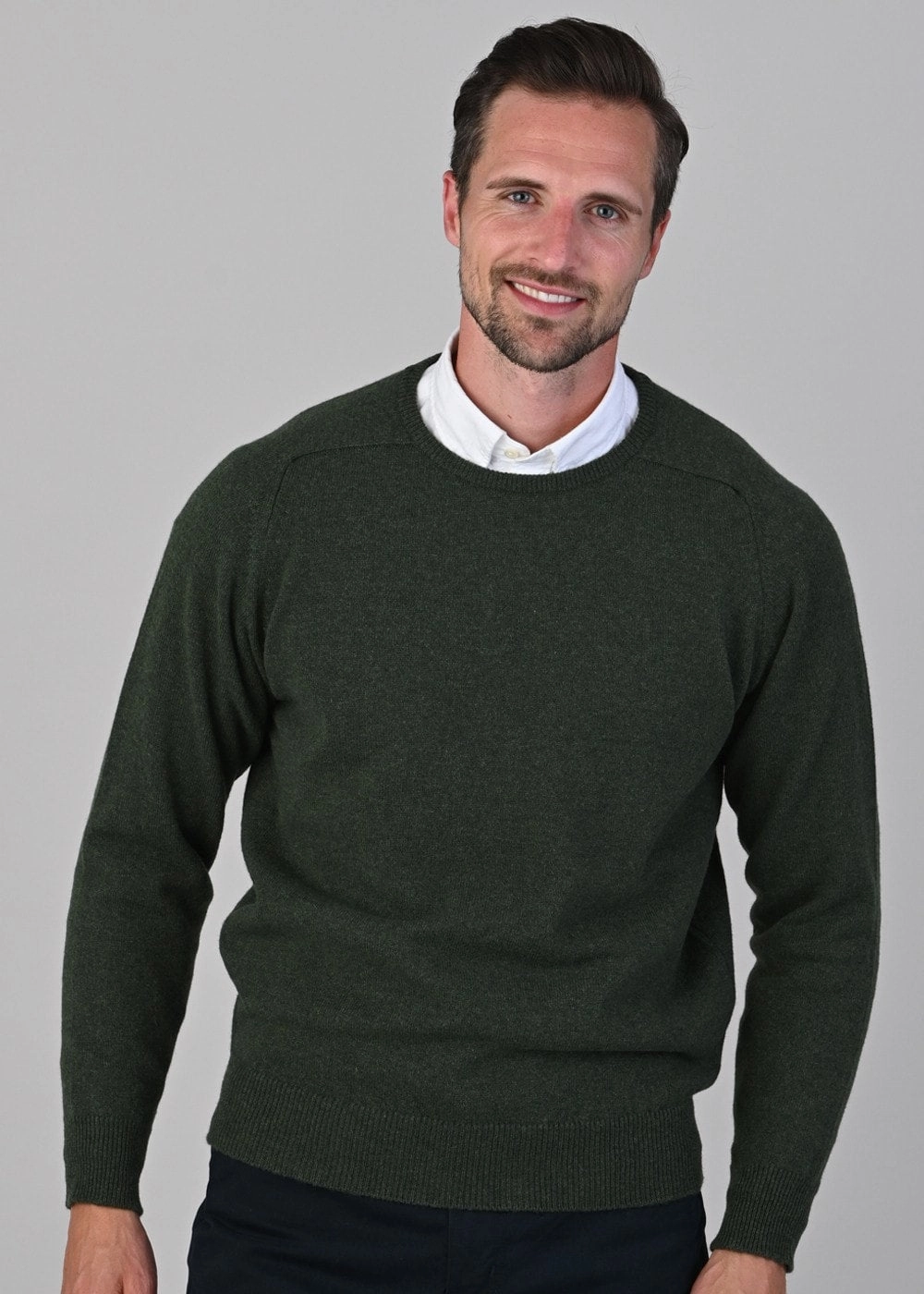 Hot Clearance Now Leven 2 Ply Lambswool Crew Neck Plus Size