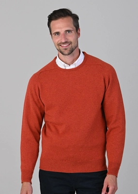 Leven 2 Ply Lambswool Crew Neck Best Price Online Limited Time Hot Deal
