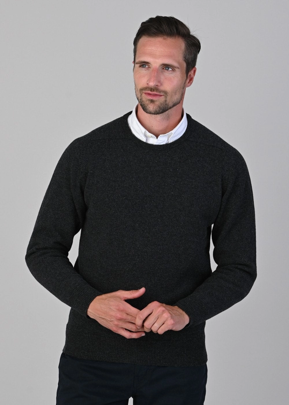 Hot Picks Today Leven 2 Ply Lambswool Crew Neck
