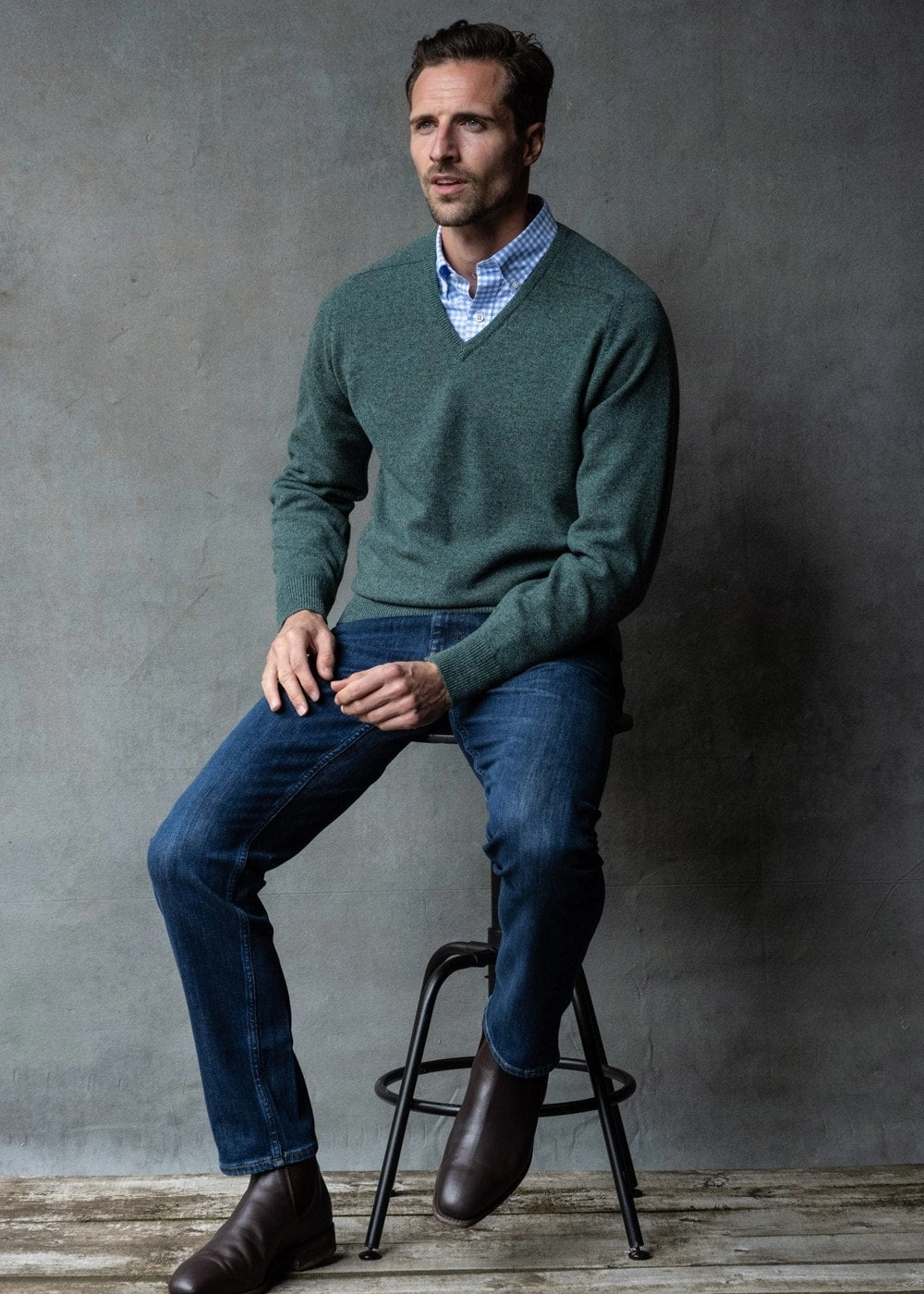 Exclusive Deal Inside Exclusive Online Discount Leven 2 Ply Lambswool V-Neck