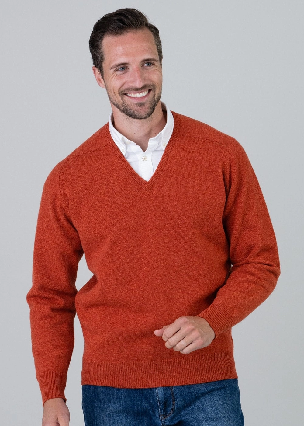 Leven 2 Ply Lambswool V-Neck Flash Discount Today Exclusive Deal Inside