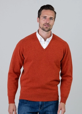 Leven 2 Ply Lambswool V-Neck Hot Sale Frenzy