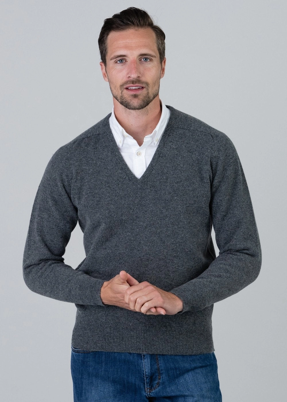 Leven 2 Ply Lambswool V-Neck Grab Save Today Shop the Best Deals