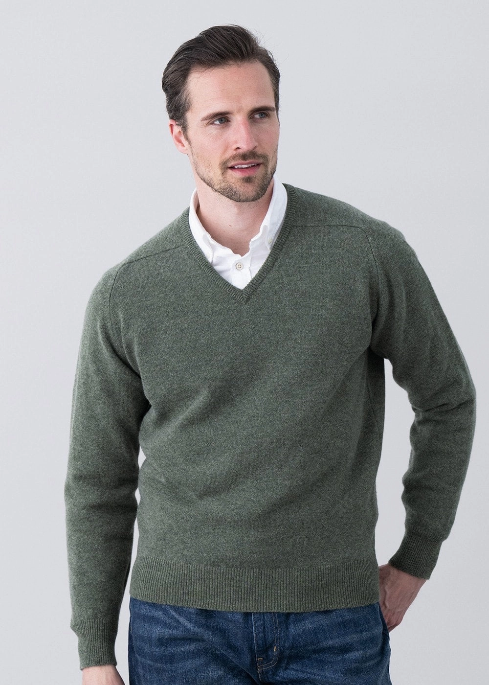 Hot Clearance Now Leven 2 Ply Lambswool V-Neck
