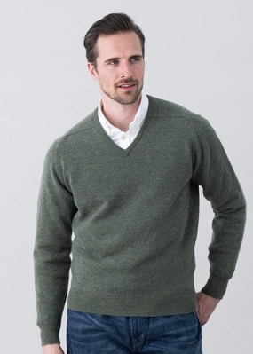 Leven 2 Ply Lambswool V-Neck Best Deal Online Special Online Offer