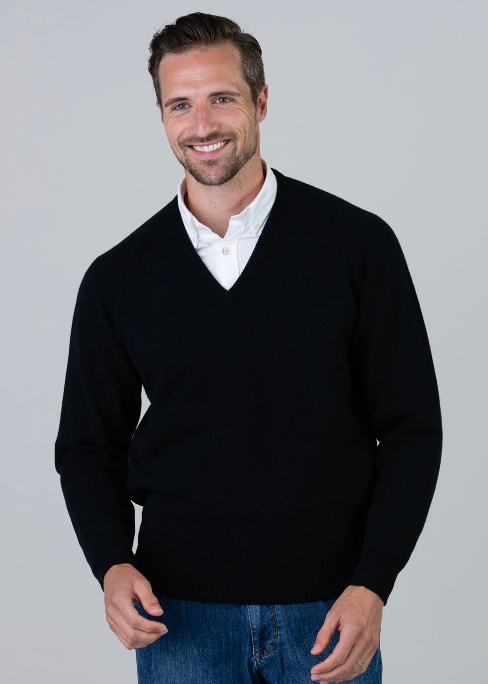New Arrival Discount Flash Sale Alert Now Leven 2 Ply Lambswool V-Neck