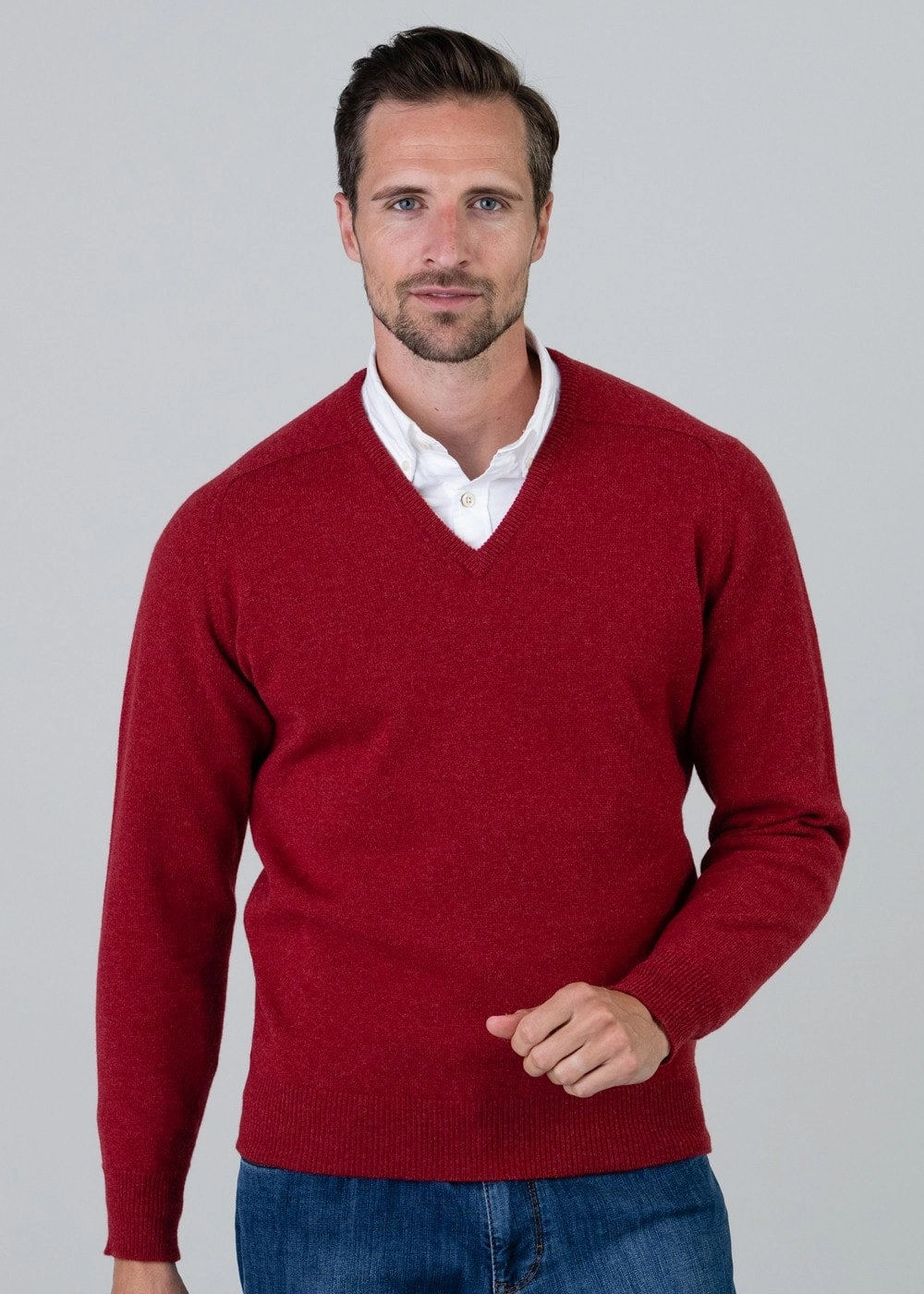 Limited Stock Alert Leven 2 Ply Lambswool V-Neck