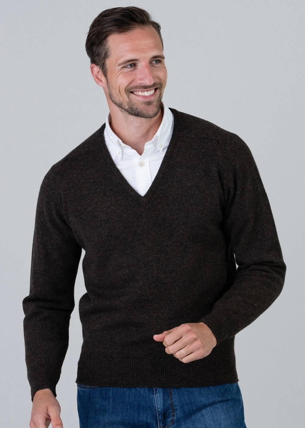 Leven 2 Ply Lambswool V-Neck Plus Size Save Big Today Mega Savings Now