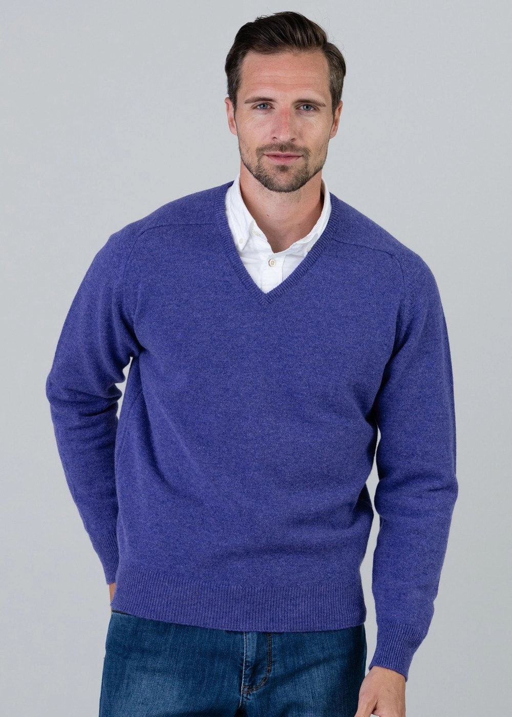 Leven 2 Ply Lambswool V-Neck Plus Size Clearance Event Today