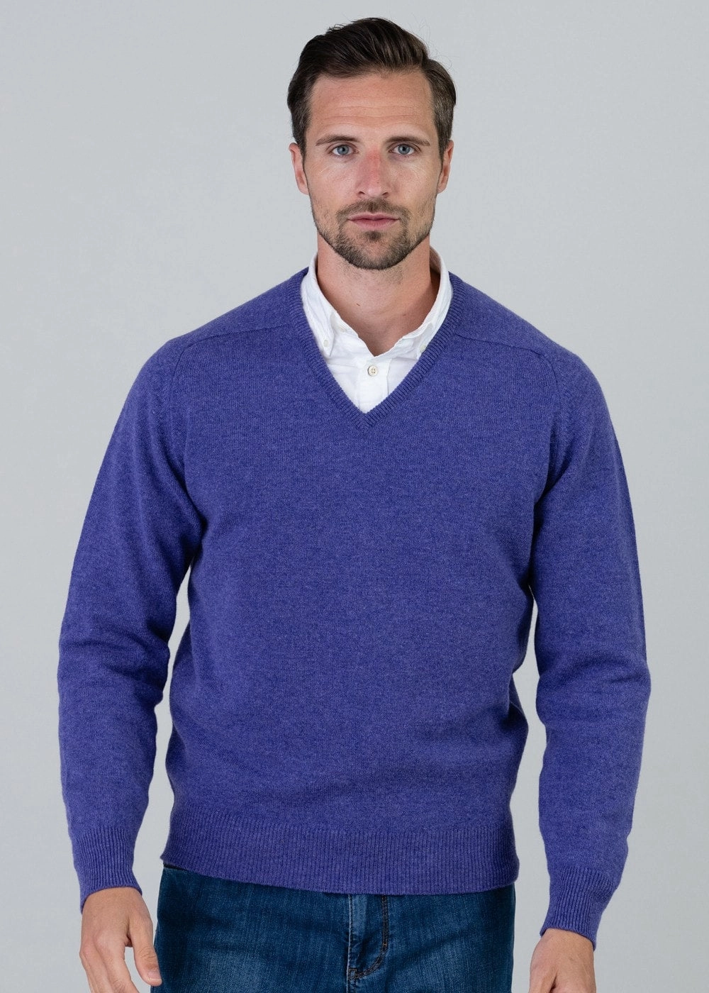 Daily Special Offer Leven 2 Ply Lambswool V-Neck Plus Size