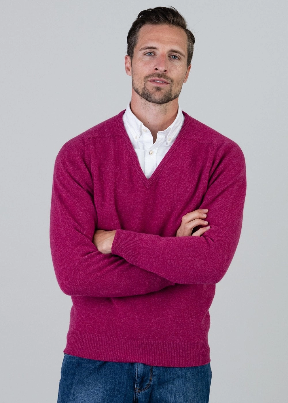 Leven 2 Ply Lambswool V-Neck Hot Picks Today Grab It Fast
