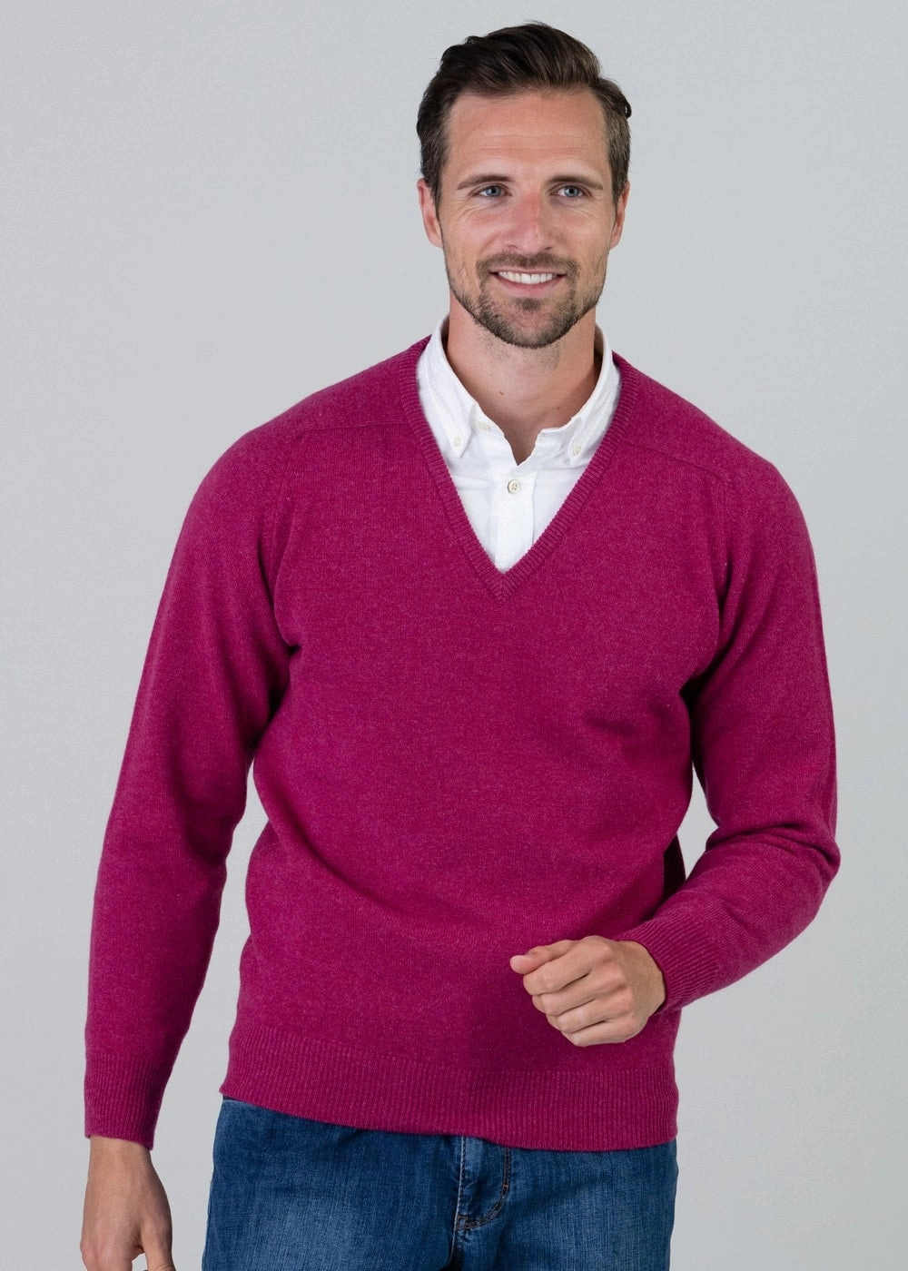 Exclusive Online Discount Leven 2 Ply Lambswool V-Neck