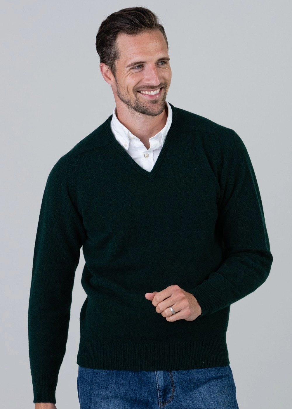 Leven 2 Ply Lambswool V-Neck Shop Todays Picks Best Price Today