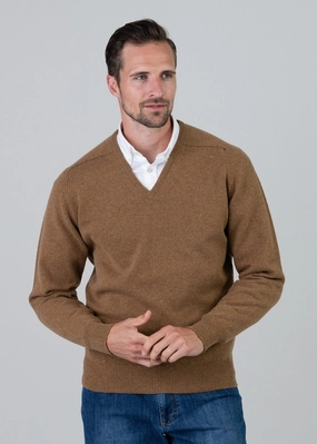 Leven 2 Ply Lambswool V-Neck Todays Hot Savings Weekend Specials