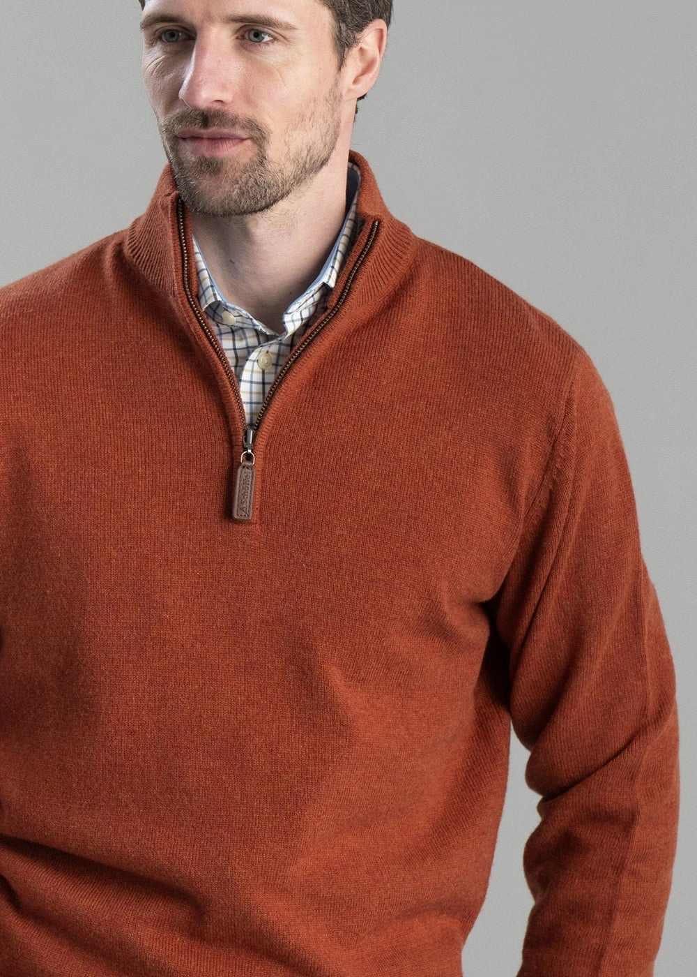 Lewis Lambswool 1/4 Zip Jumper Deal Frenzy Today Exclusive Online Discount