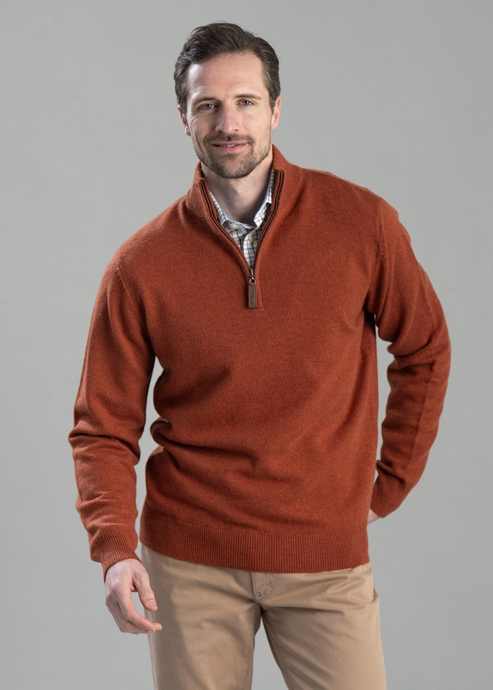 Lewis Lambswool 1/4 Zip Jumper Special Surprise Sale Exclusive Deal Inside
