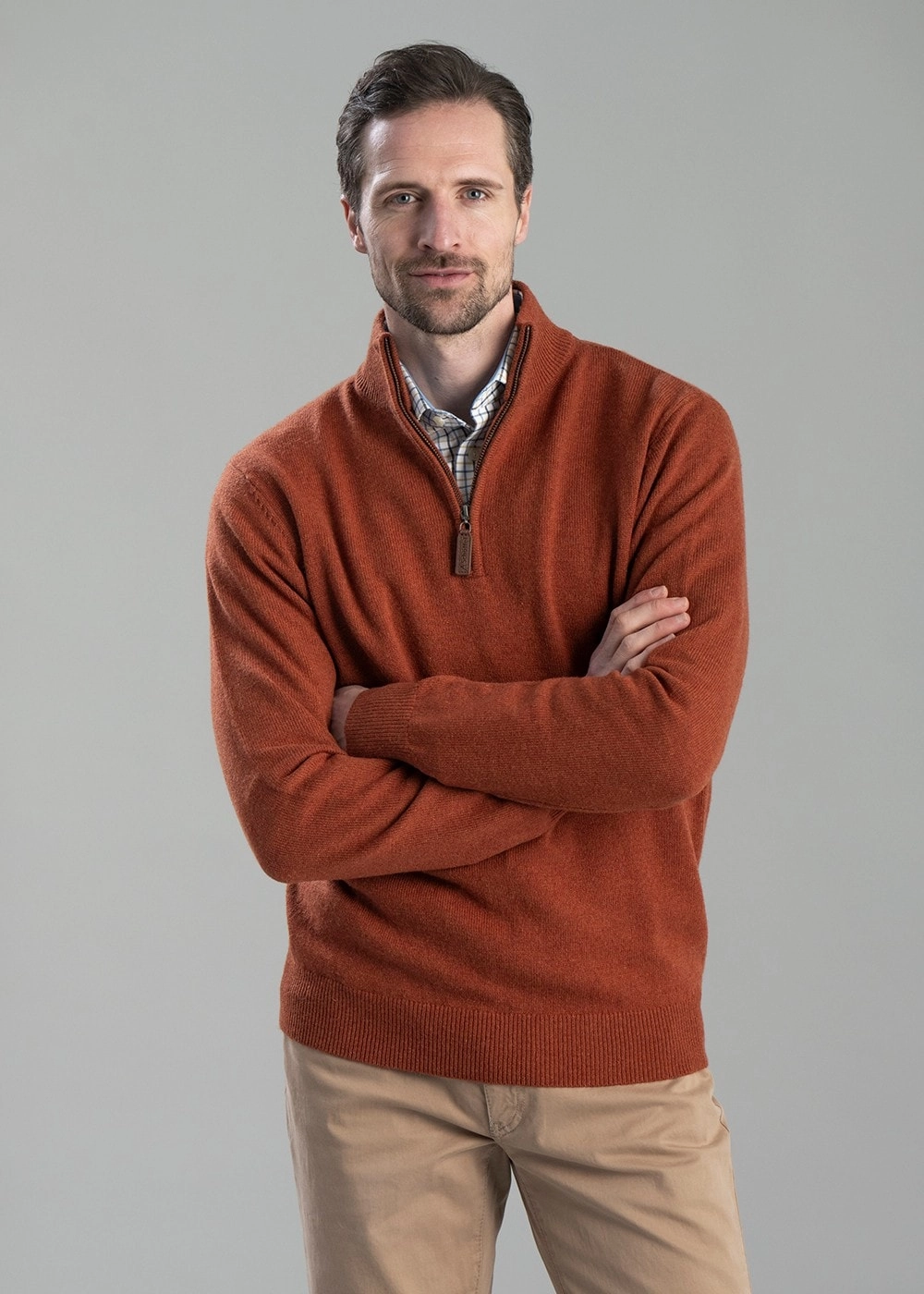 Daily Clearance Deal Shop Grab Savings Lewis Lambswool 1/4 Zip Jumper