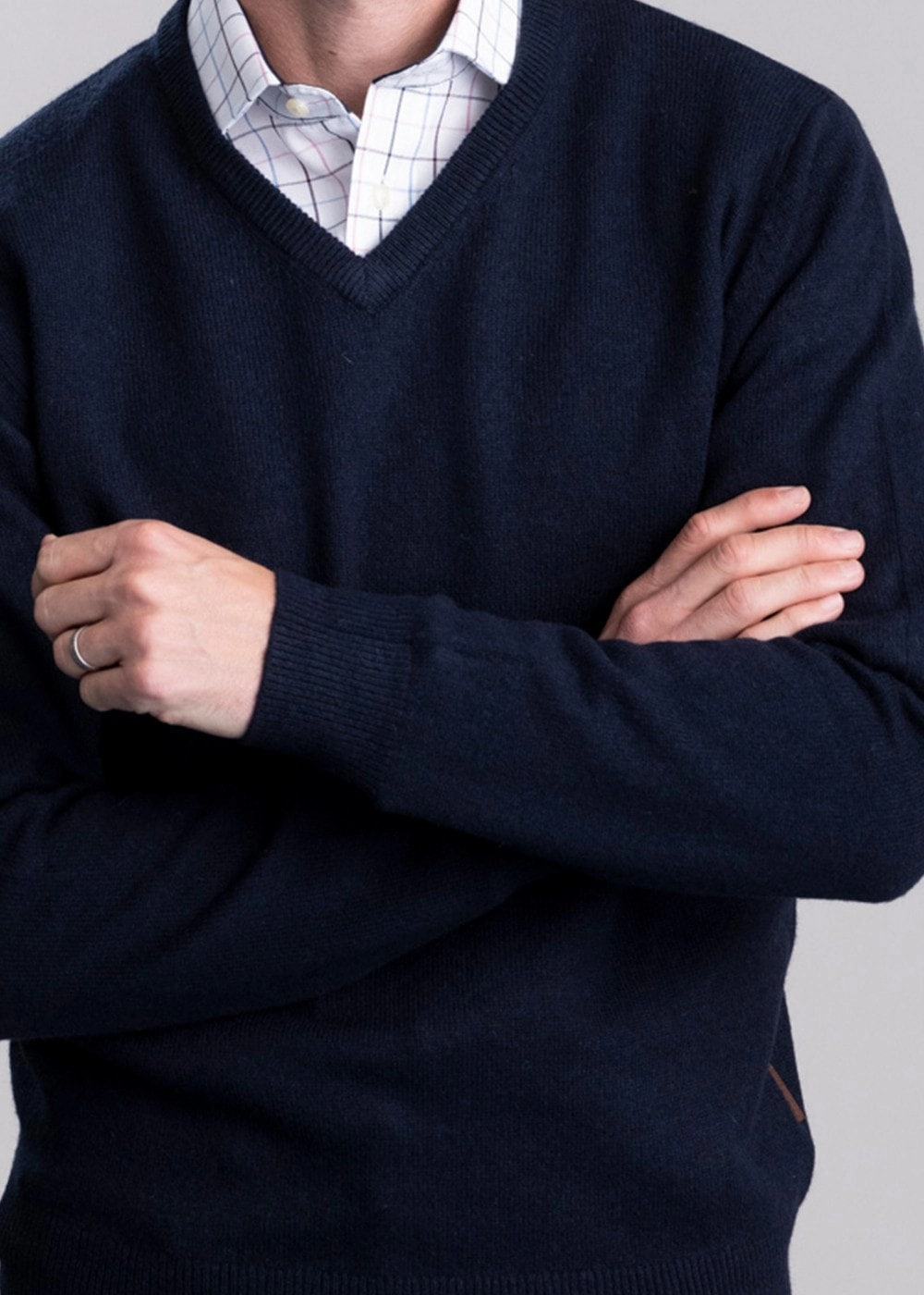 Lewis Lambswool V-Neck Jumper Steal the Deal Now