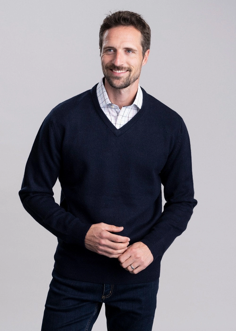 Best Deal Alert Weekend Sale Special Lewis Lambswool V-Neck Jumper