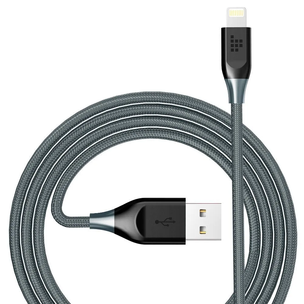 Tronsmart Lta14 Double Braided Nylon Lightning Cable (4Ft/1.2M) - Dark Grey Exclusive Online Offer