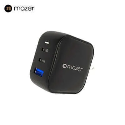 Special Occasion Discount Dont Miss This Deal Mazer Ganprestige 66W Gan Wall Charger With Travel Pins (3 Ports)