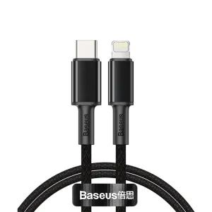 Baseus Tungsten Gold Fast Charging Data Cable Type-C To Lightning Pd 20W 2M - Black Mega Hot Offer Perfect Gift Sale